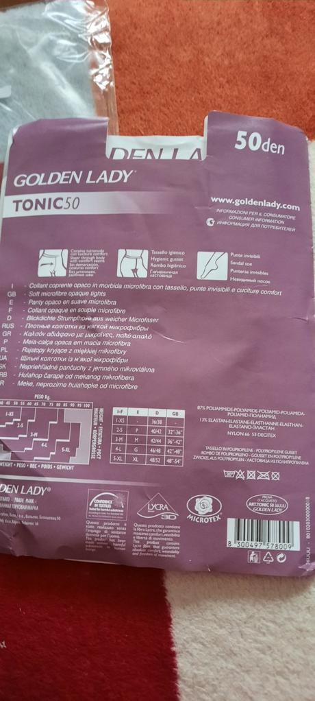 Pančucháče bordové zn. golden lady  vel. m  50 den, m