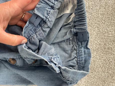 Riflova suknicka, h&m,104