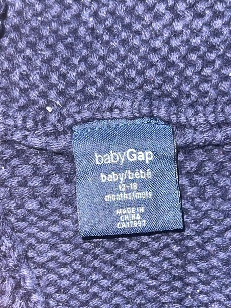 Sveter na gombíky s golierom a vreckami, gap,80