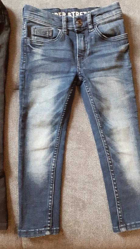 Rifle h&m 2 ks, plus mikina a súprava (2-3), h&m,98