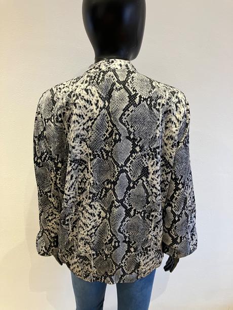 Dámska bombera bunda hadí vzor, xl