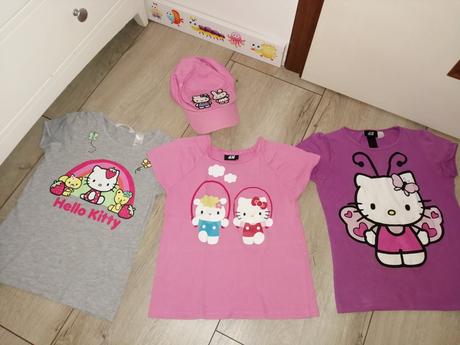 Tričká hk, šiltačka, 4 kusy, h&m,122