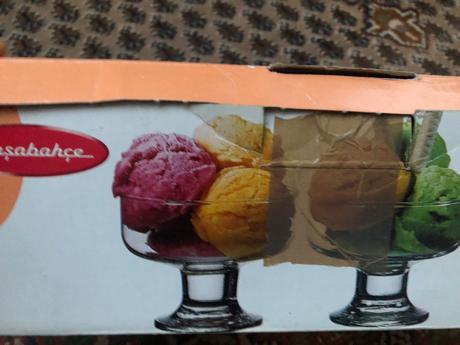 Zmrzlinové poháre sklenené, 