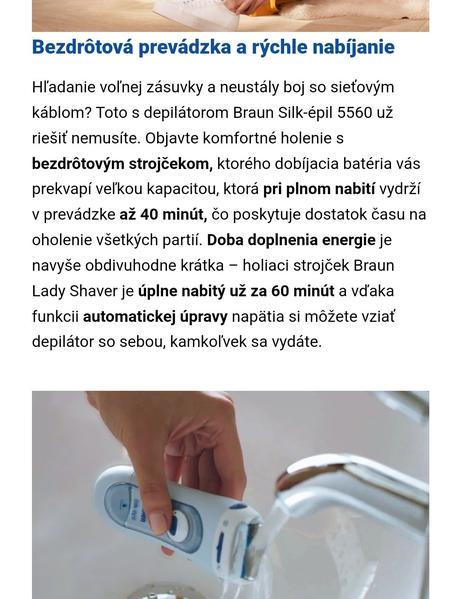 Dámsky holiaci strojček braun silk epil 3in1, 