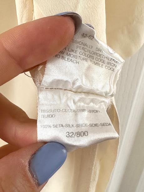 Hodvábna krémová košeľa marella hodváb, l