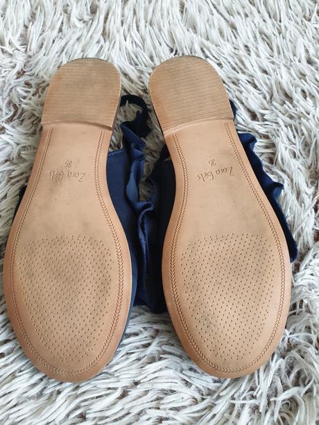 Modre balerinky, zara,35