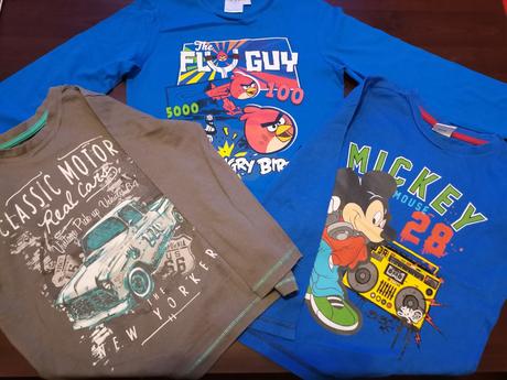 3ks chlapčenské tričká   veľ. 116, 116
