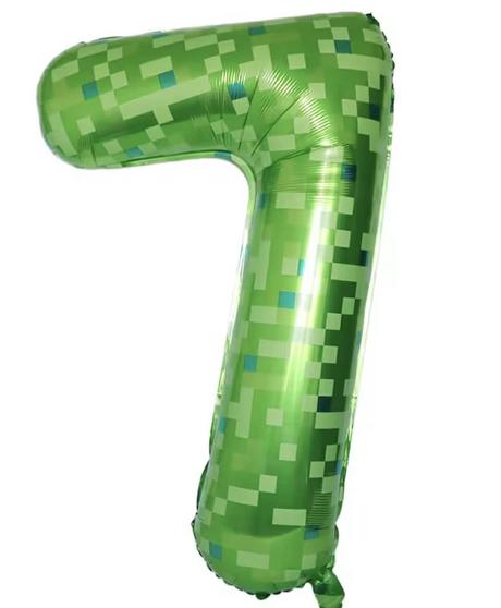 Balóny minecraft- steve 85cm aj meč- až 15/16/17ks,
