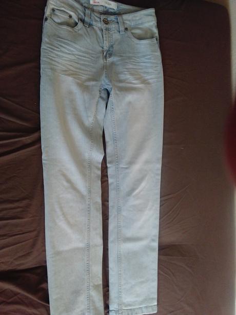 Nohavice - denim slim - 36, denim,s