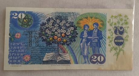 20 kčs bankovka 1988, 