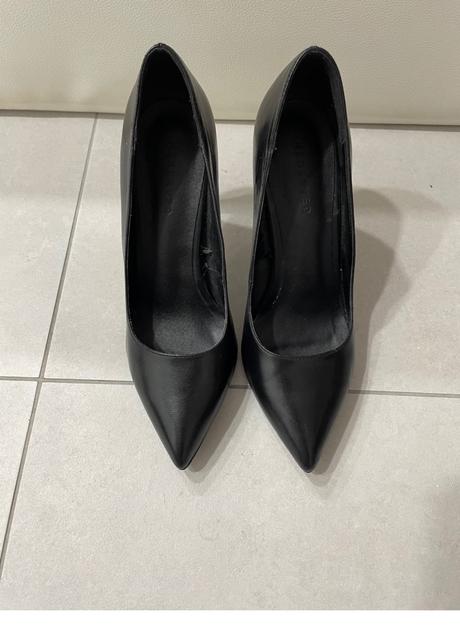 Čierne kožené lodičky 36, reserved,36