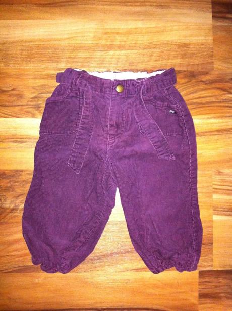 Zateplené nohavice, h&m,74