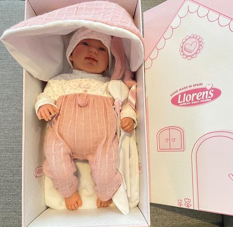 Realistická plačúca bábika llorens, 