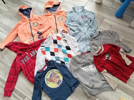 Balík do škôlky - 110/116 mikiny, svetrik, 104–116