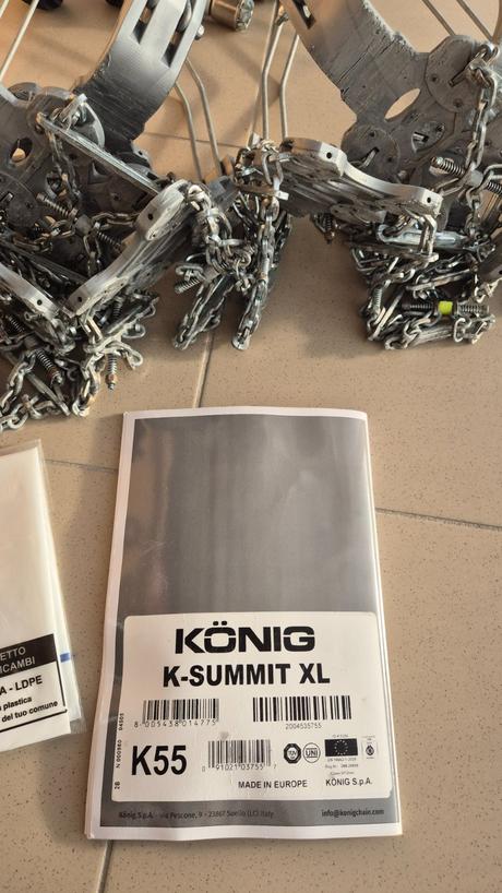 Predám snehové reťaze konig/thule k summit k55 xl,