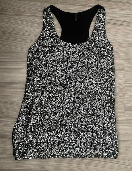 Trblietavé tielko zn.benetton, benetton,s