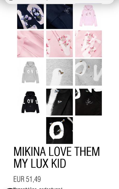 Mikina love them my lux, 146