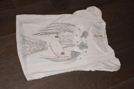 Nadherne tricko s vilou s 3d kvietkami next, next,116