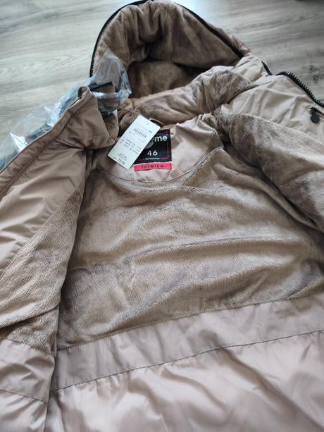 Predlžená zimná bunda s kožušinkou, takko,xxl