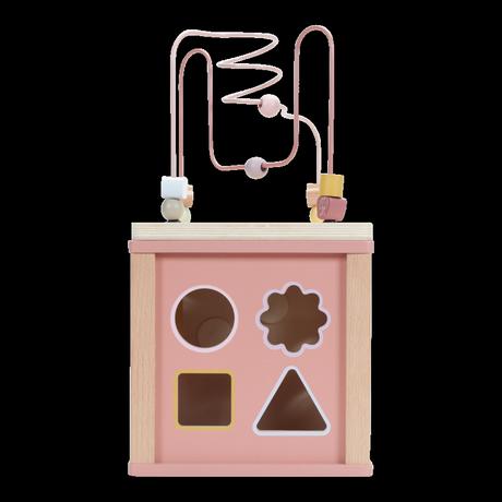 Little dutch kocka s aktivitami pink flowers7022ld, 