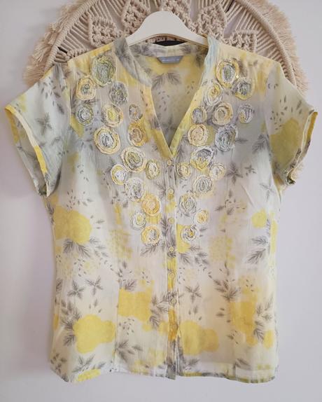 Blúzka s krátkym rukávom, marks & spencer,xl