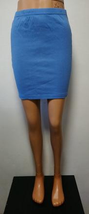 Dámska krátka modrá elastická sukňa, stanford, s