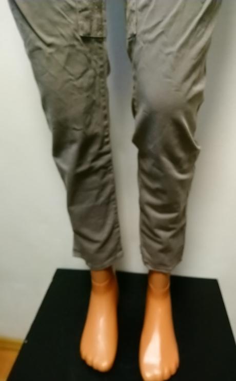 Dámske sivé elastické nohavice, italy, xs