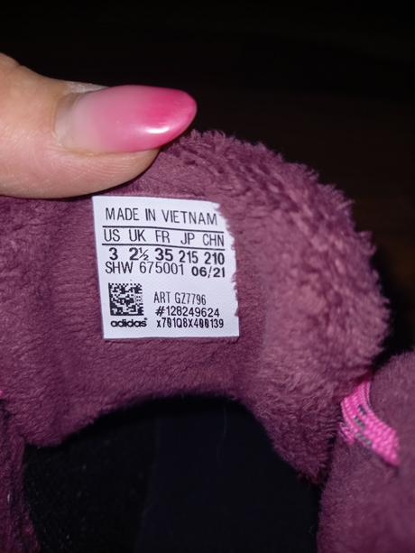 Dievcenske teple tenisky, adidas,35
