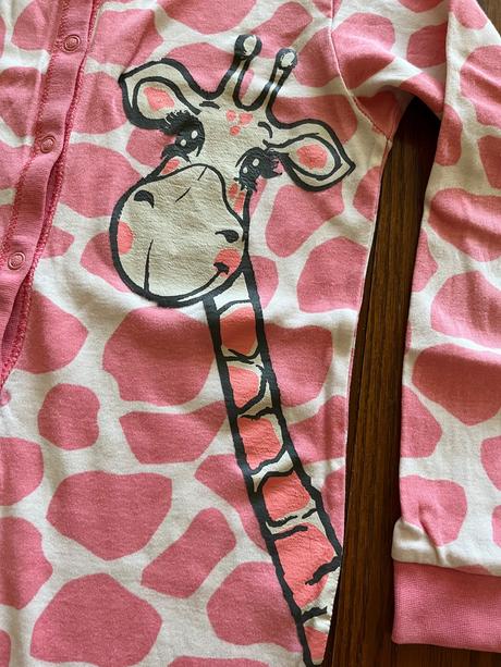 Pyžamkový overal so žirafkou 122/128, george,122