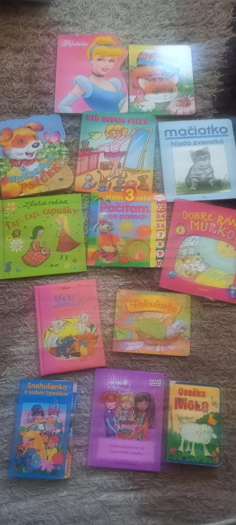 Knihy pre najmenších skôr pre dievčatko, 