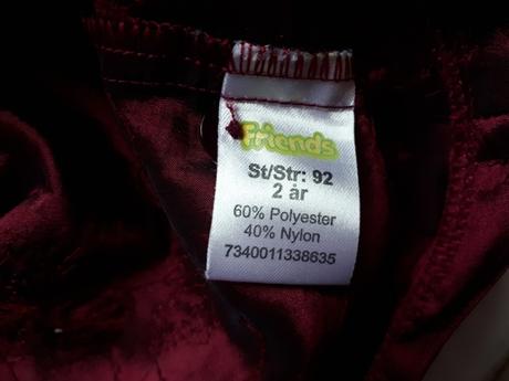 Bordove spolocenske saty s flitrami, 92