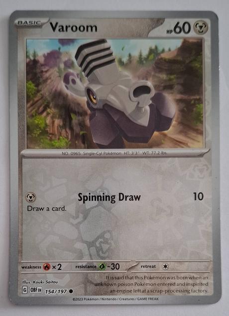 Pokémon karty "obsidian flames" (8),