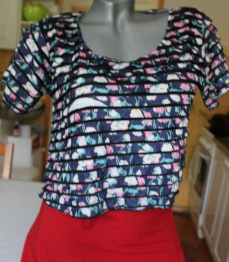 Crop top misa maroom, l