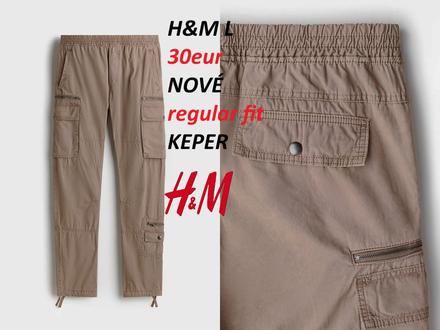 Cargo nohavice hm (kapsáče), h&m,l / m