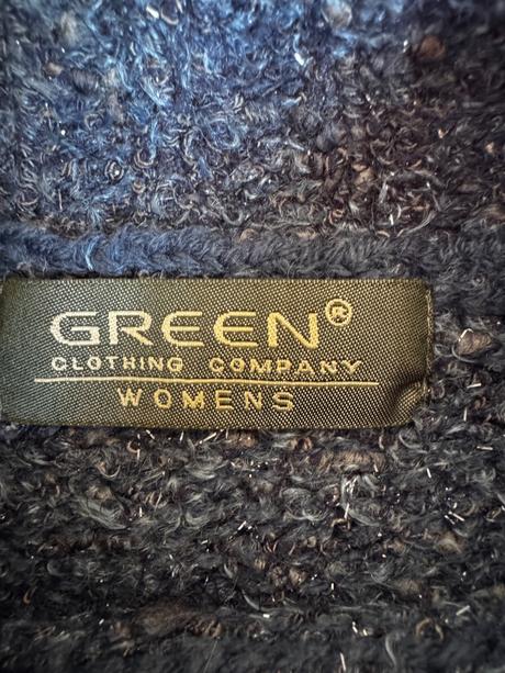 Unisex dámsky sveter modrej farby, 