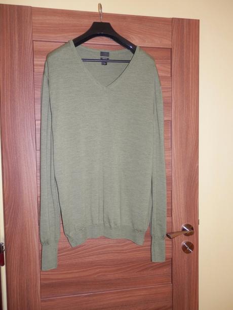 Kaki pansky sveter top stav, h&m,xl