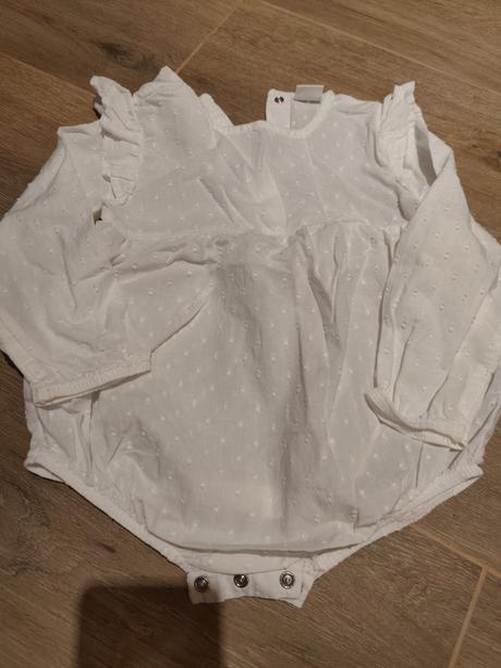 Biele bavlnené tenučké body next top stav, next,92