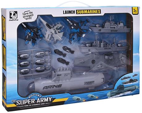 Námorníctvo sada plavidiel ponorka s torpédami 22k, 