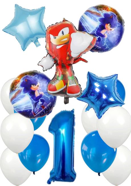 Balóny ježko sonic/knuckles/shadow- až 15/16/17/18, 