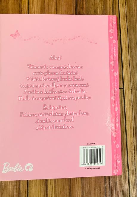 Barbie ružová kniha rozpravok,