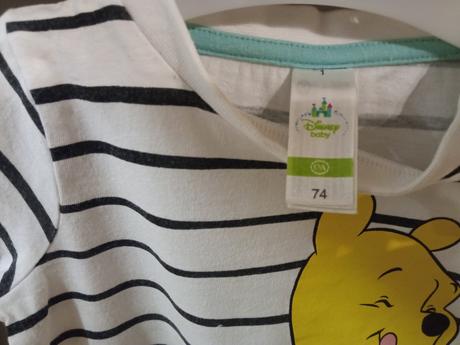 Mickey mouse tričko macko pu tričko, c&a,74