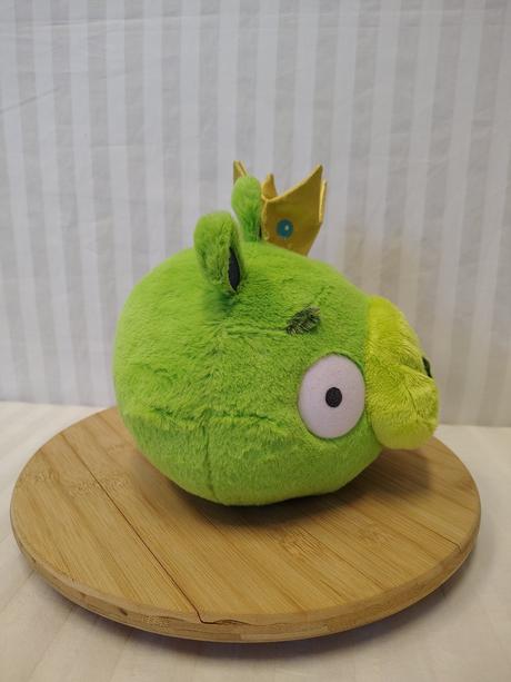 Plyšák kráľ prasa s korunkou, angry birds king pig,