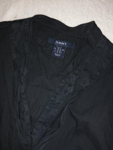 Gant dlhá čierna košeľa, gant,s