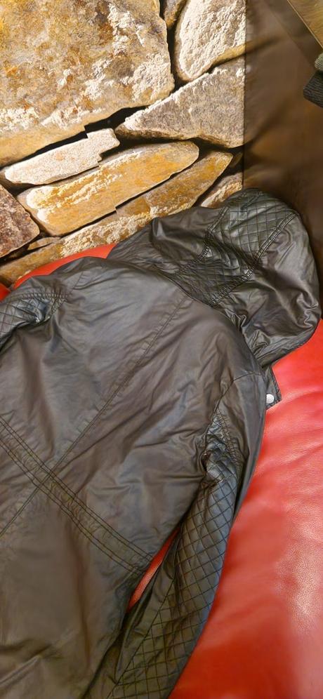 Bunda predĺžená s kožušinkou, 34