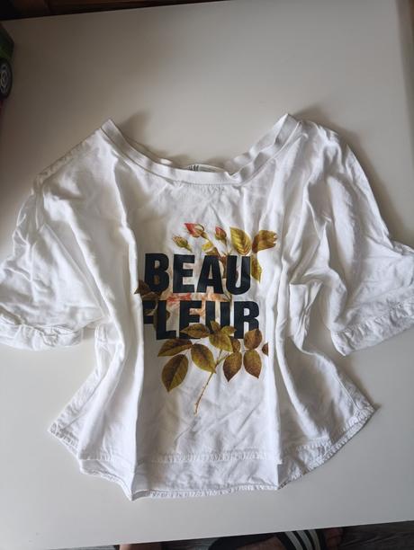 Tričko crop top, h&m,146