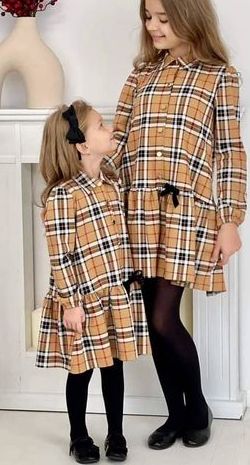 Káro bavlnené šaty, 110