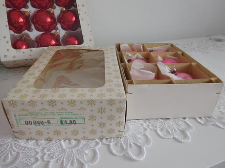 Retro vianočné ozdoby,,