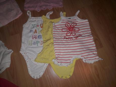 Letny mix oblecenia pre dievcatko, 68–80