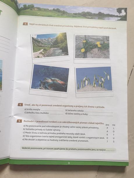 Biologia, slov . jazyk , literatura pre 5 ročnik,