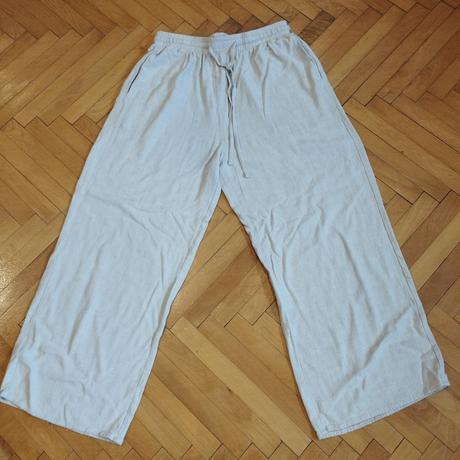 Ľanové nohavice, s